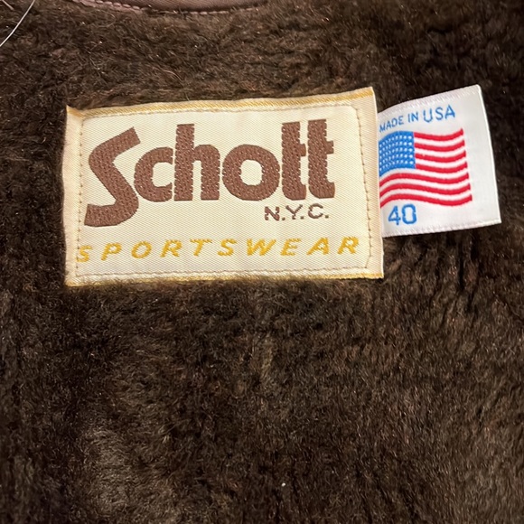 Schott Cafe Racer in Light Brown - Picture 2 of 4